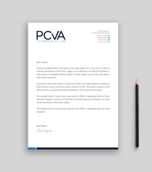 Letterhead Design by Musa. A for this project | Design: #24401228