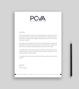 Letterhead Design by Musa. A for this project | Design: #24401230