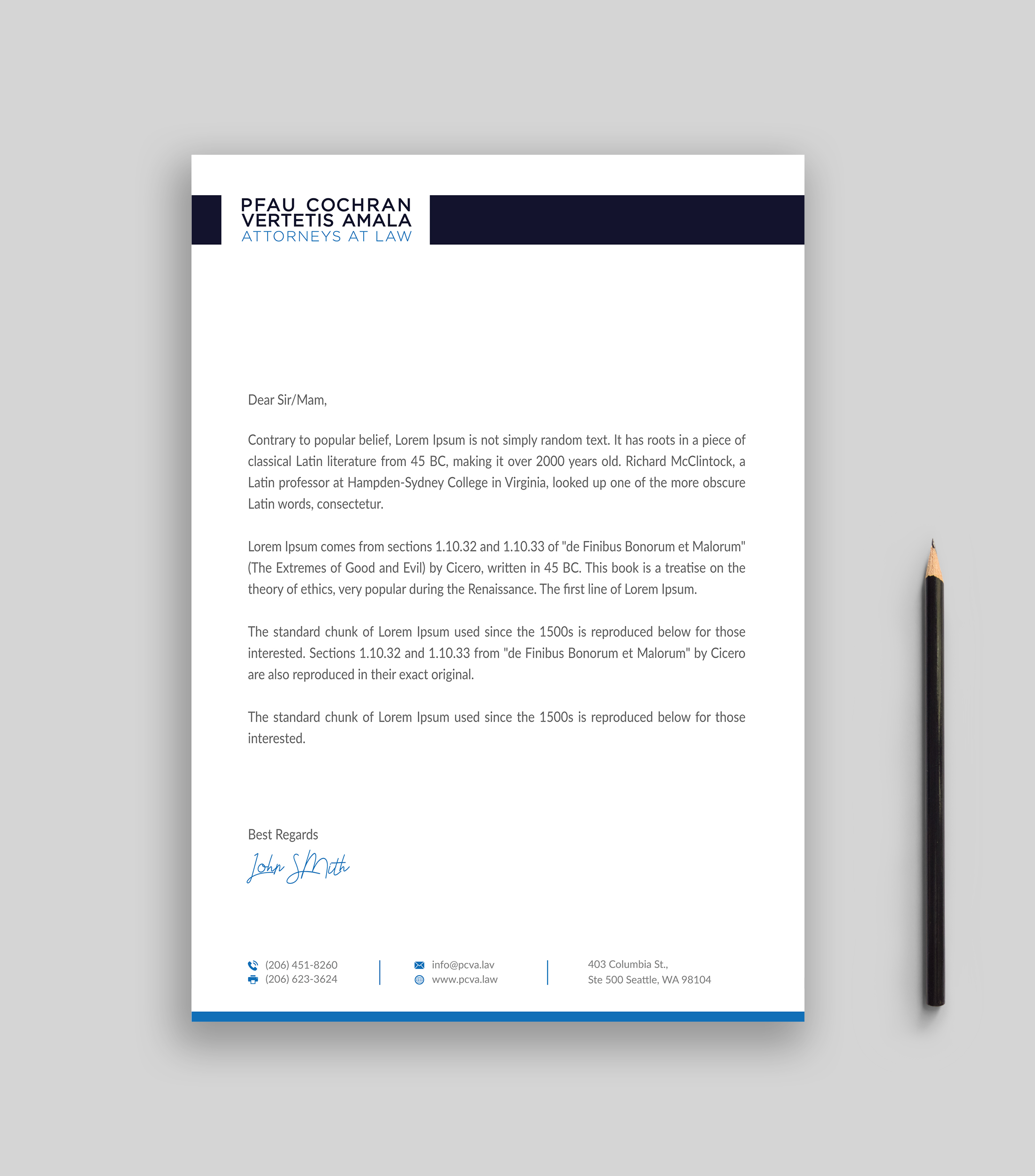 Letterhead Design by Musa. A for this project | Design #24401231