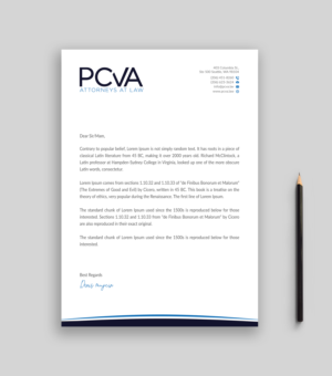 Letterhead Design by Musa. A for this project | Design: #24401235