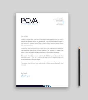 Letterhead Design by Musa. A for this project | Design: #24401236