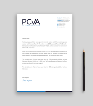 Letterhead Design by Musa. A for this project | Design: #24401245