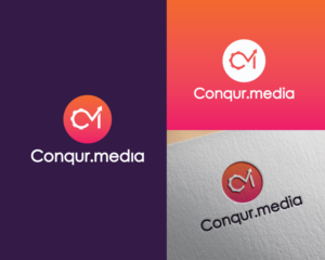 Conqur.media | Logo Design by Atec