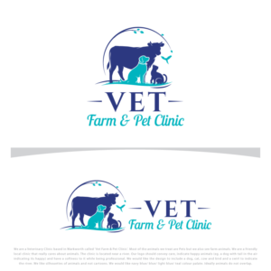 Vet Farm & Pet Clinic | Logo Design by belovedboss