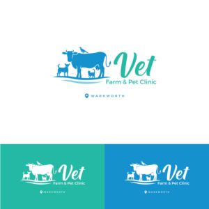 Vet Farm & Pet Clinic | Logo Design by Pratik Mevada