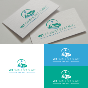 Vet Farm & Pet Clinic | Logo Design by tejo