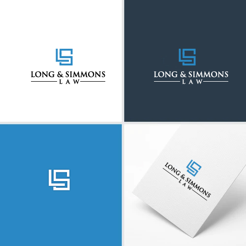 Logo Design by coolbizzsolution2014 for Long & Simmons Law | Design #24452681