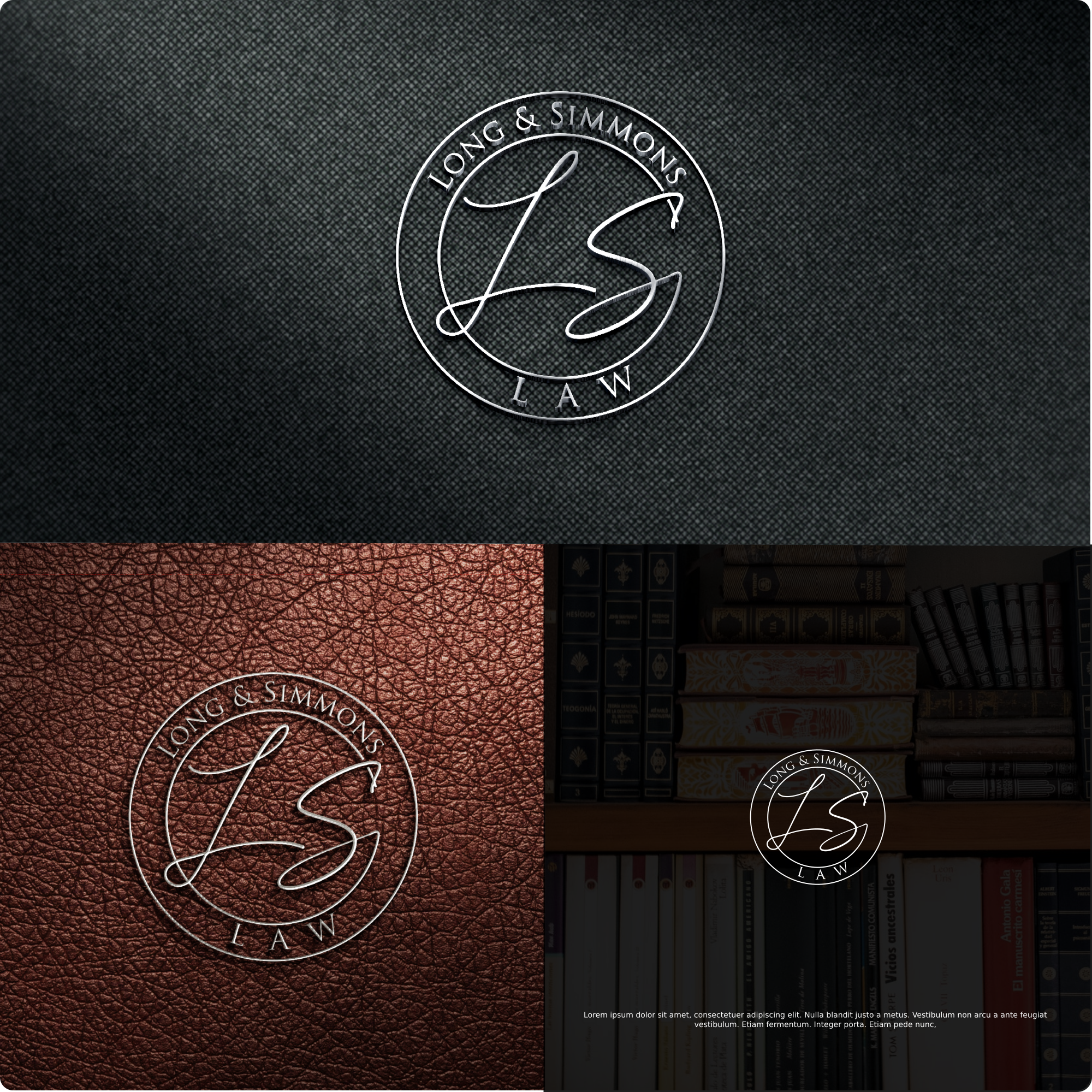 Logo Design by ybmdesign for Long & Simmons Law | Design #24448815