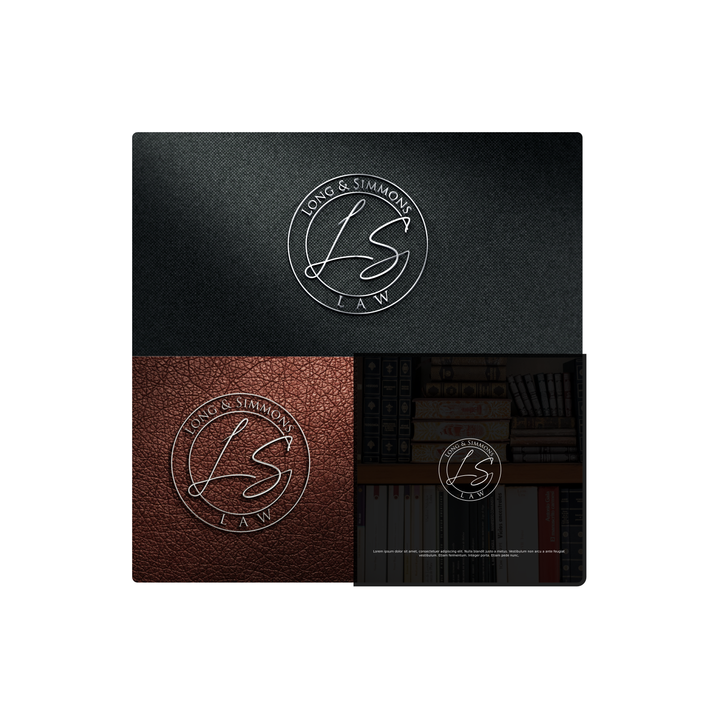 Logo Design by ybmdesign for Long & Simmons Law | Design #24448965