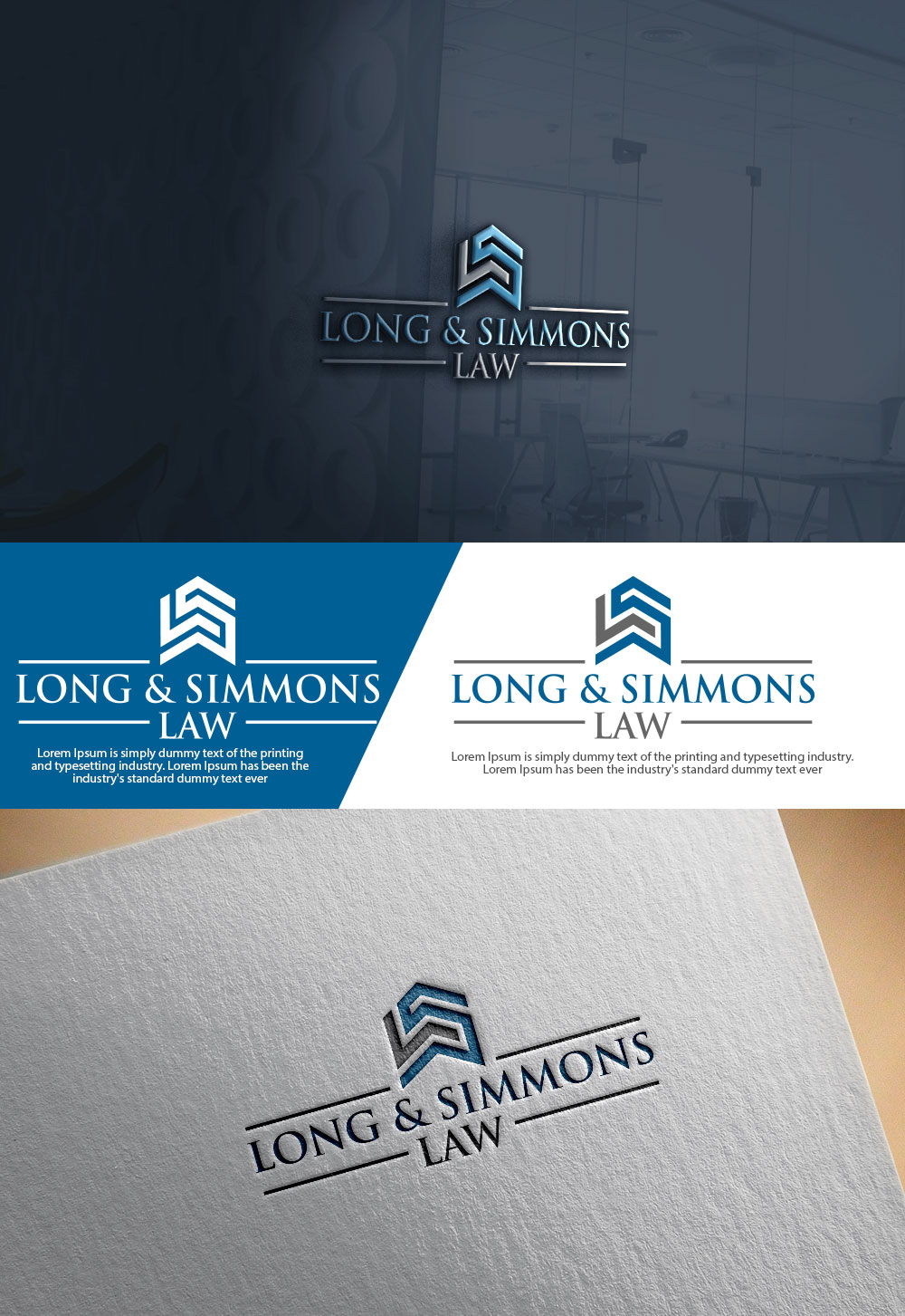 Diseño de Logo por Abdulhadi creation para Long & Simmons Law | Diseño: #24415368