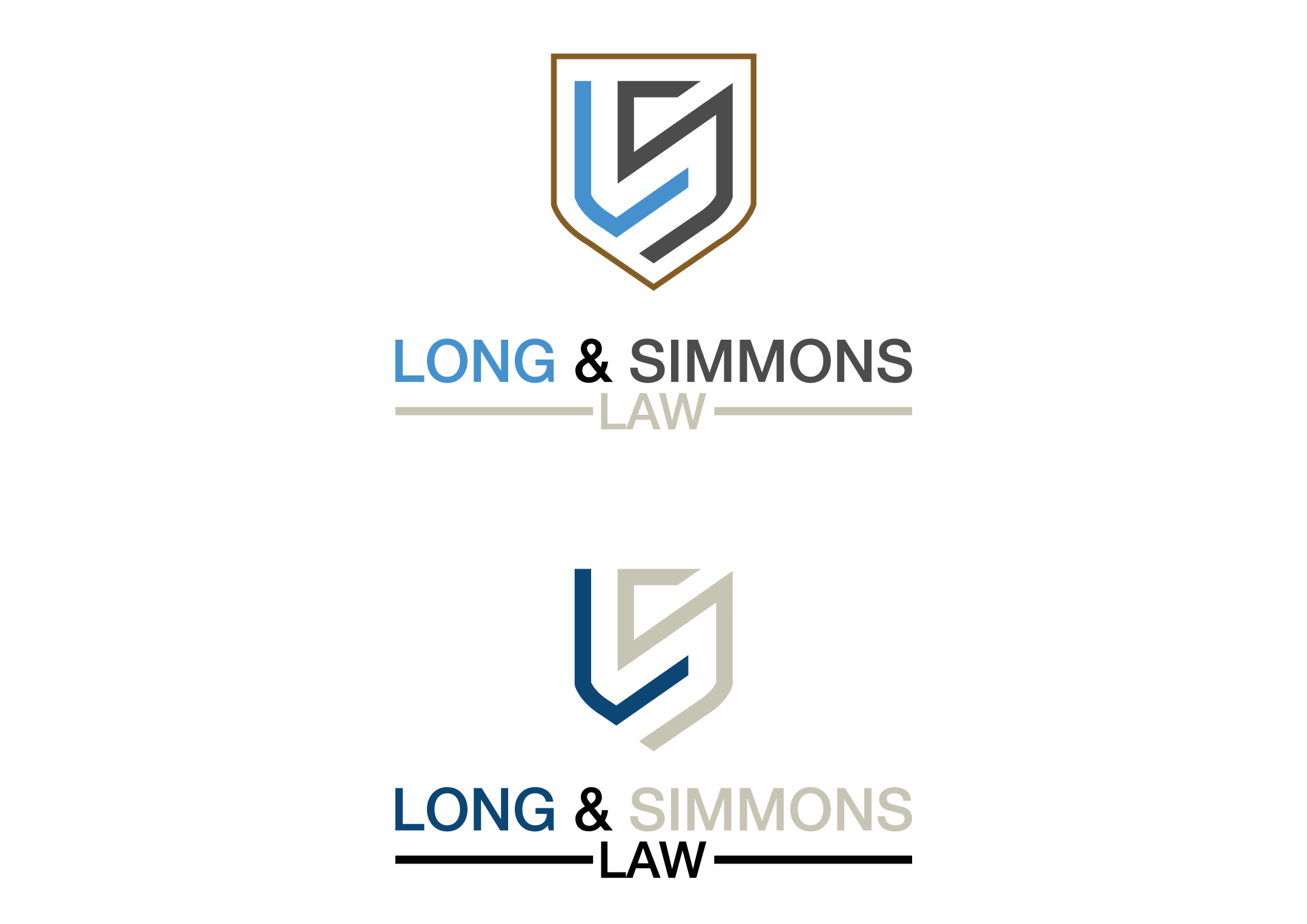 Logo Design by ompratapsinha 2 for Long & Simmons Law | Design #24458039