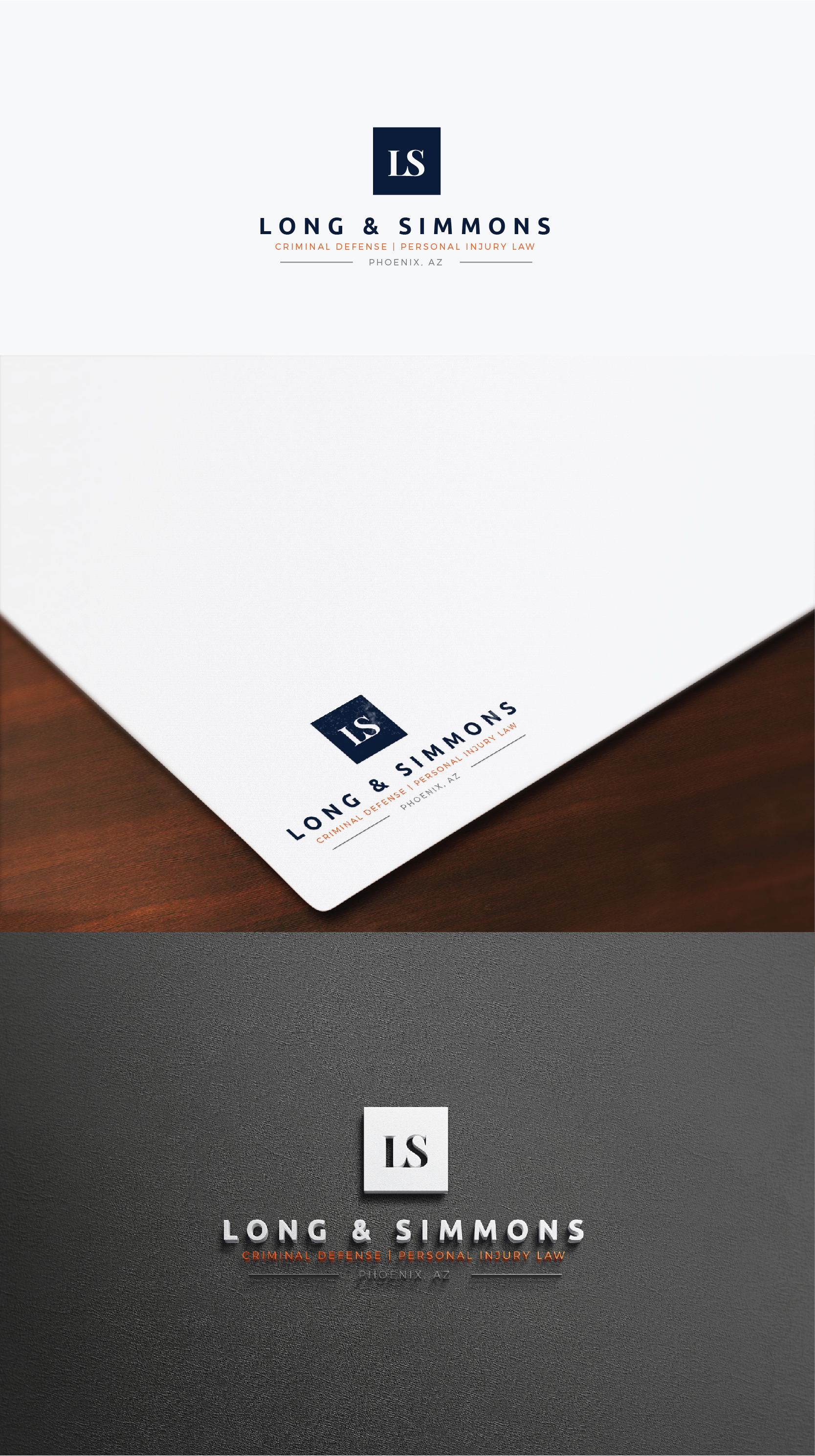 Logo Design by IMilenovic for Long & Simmons Law | Design #24417335
