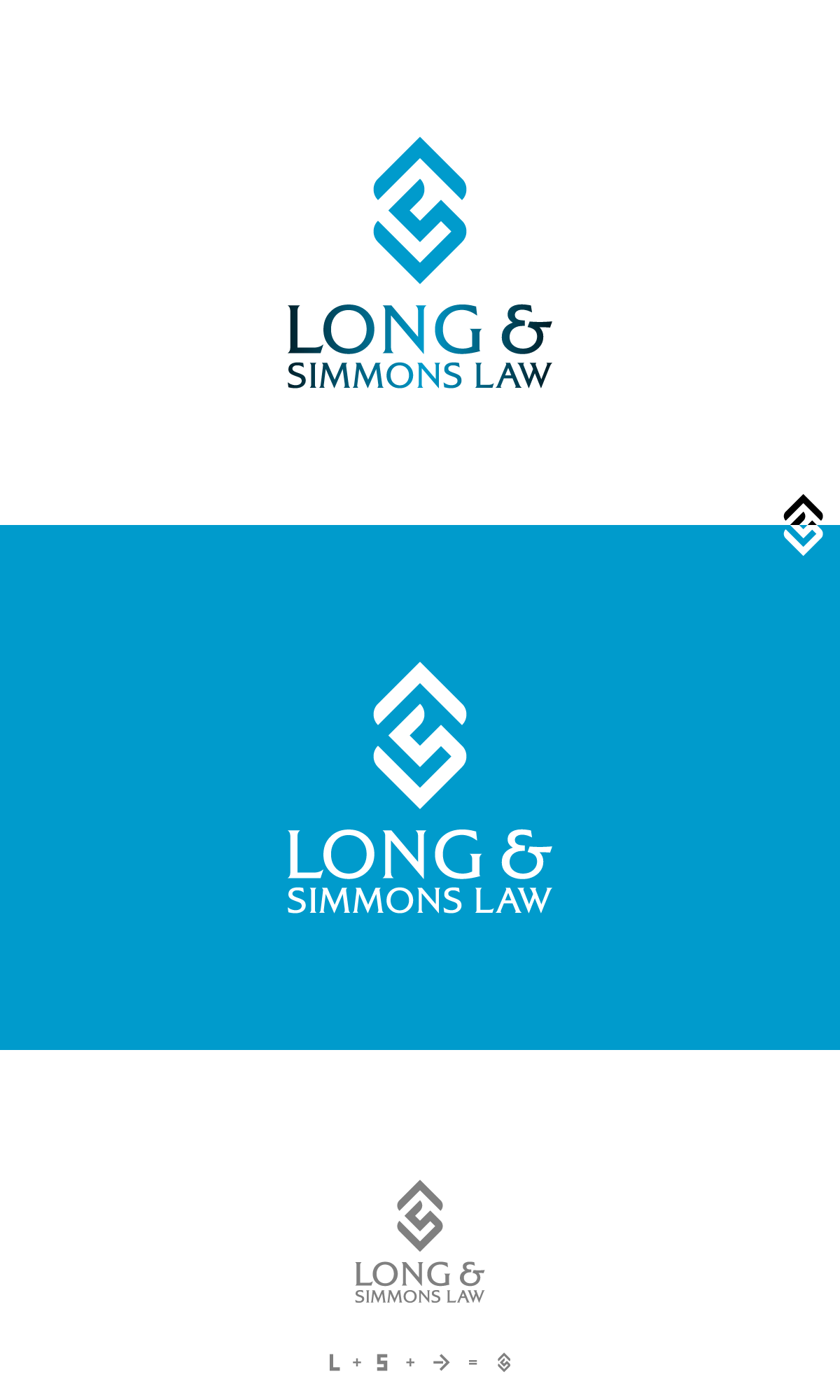 Logo Design by voila graphic for Long & Simmons Law | Design #24499031