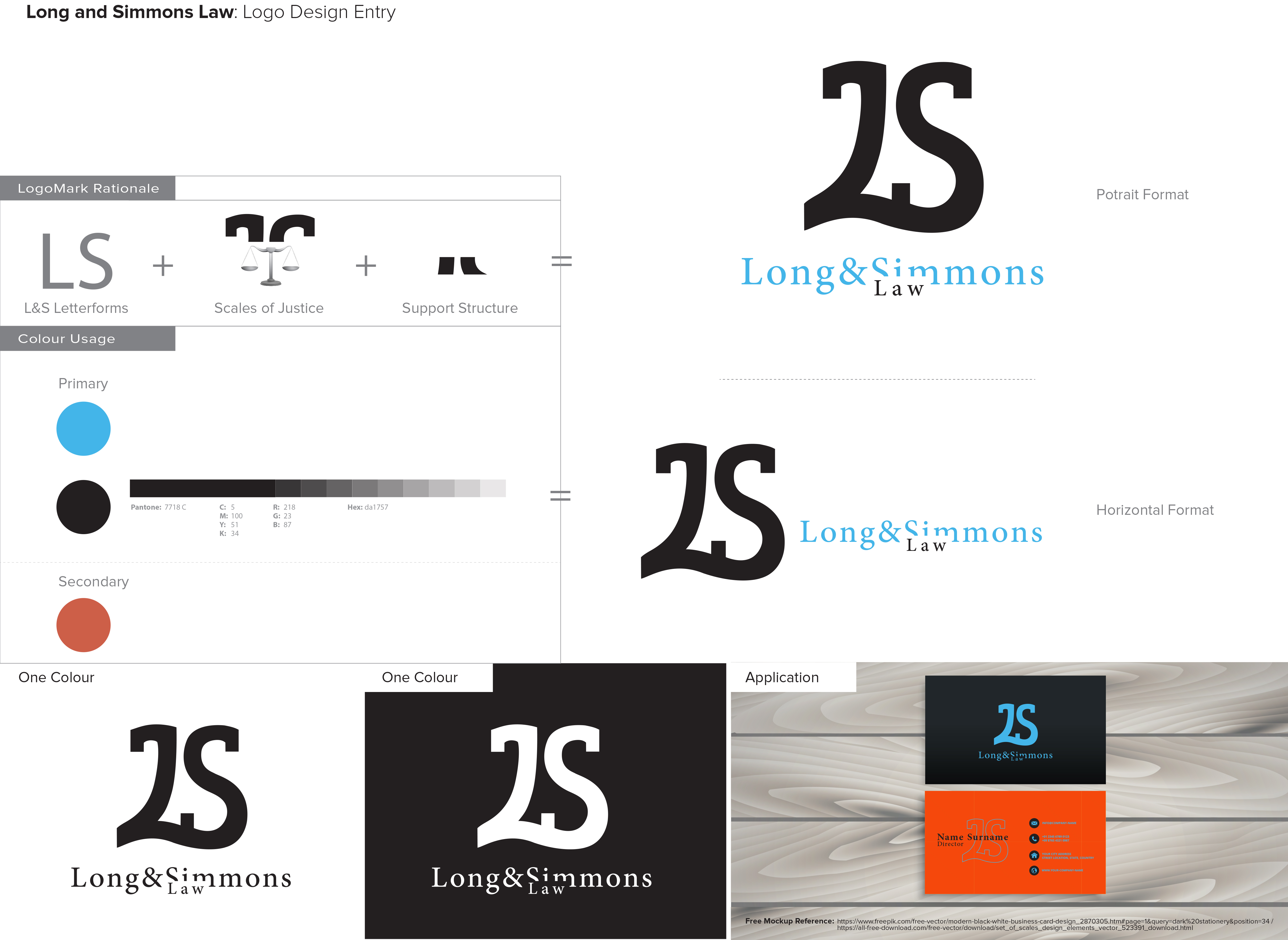 Logo Design by bradmansa for Long & Simmons Law | Design #24507045
