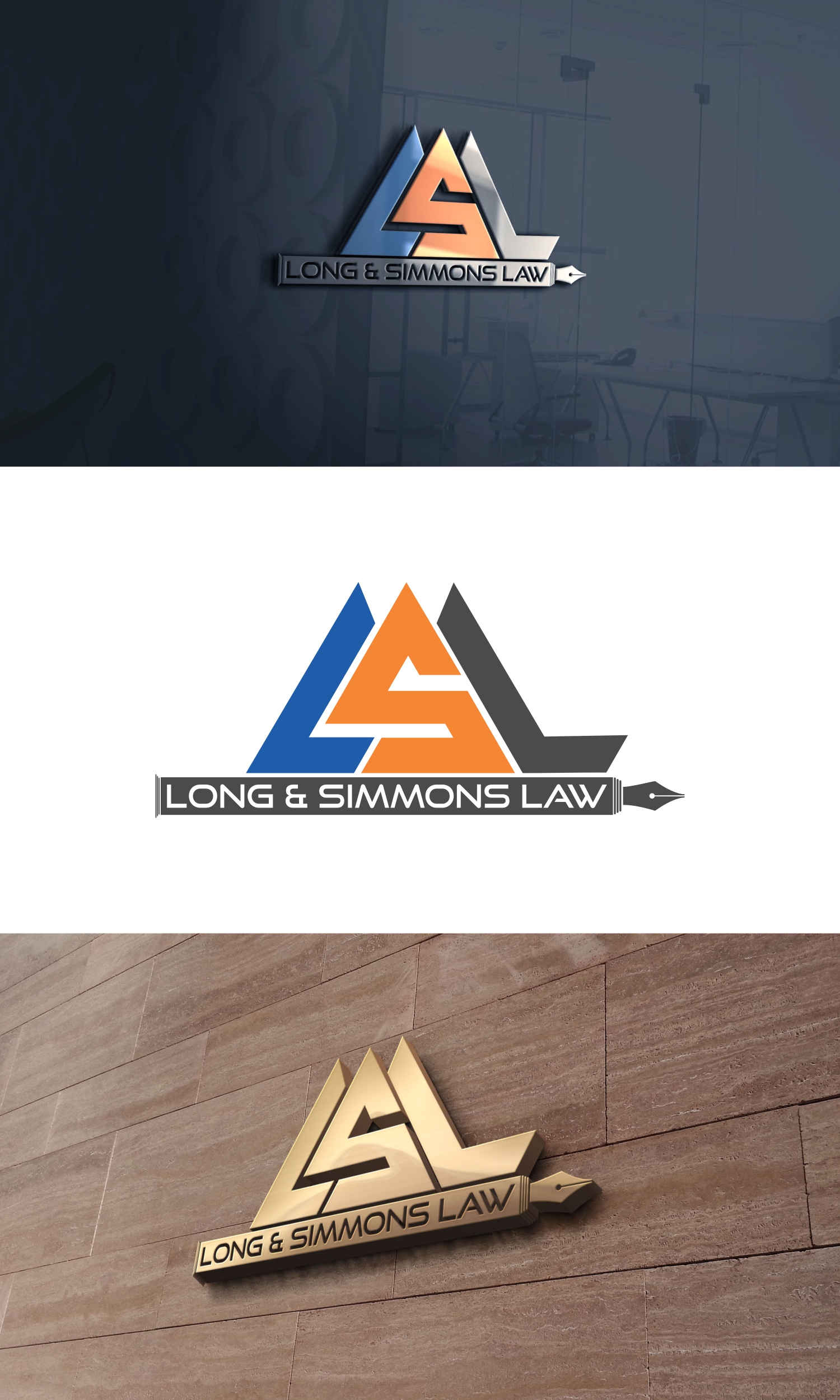 Logo Design by SURAJ90500 for Long & Simmons Law | Design #24414753