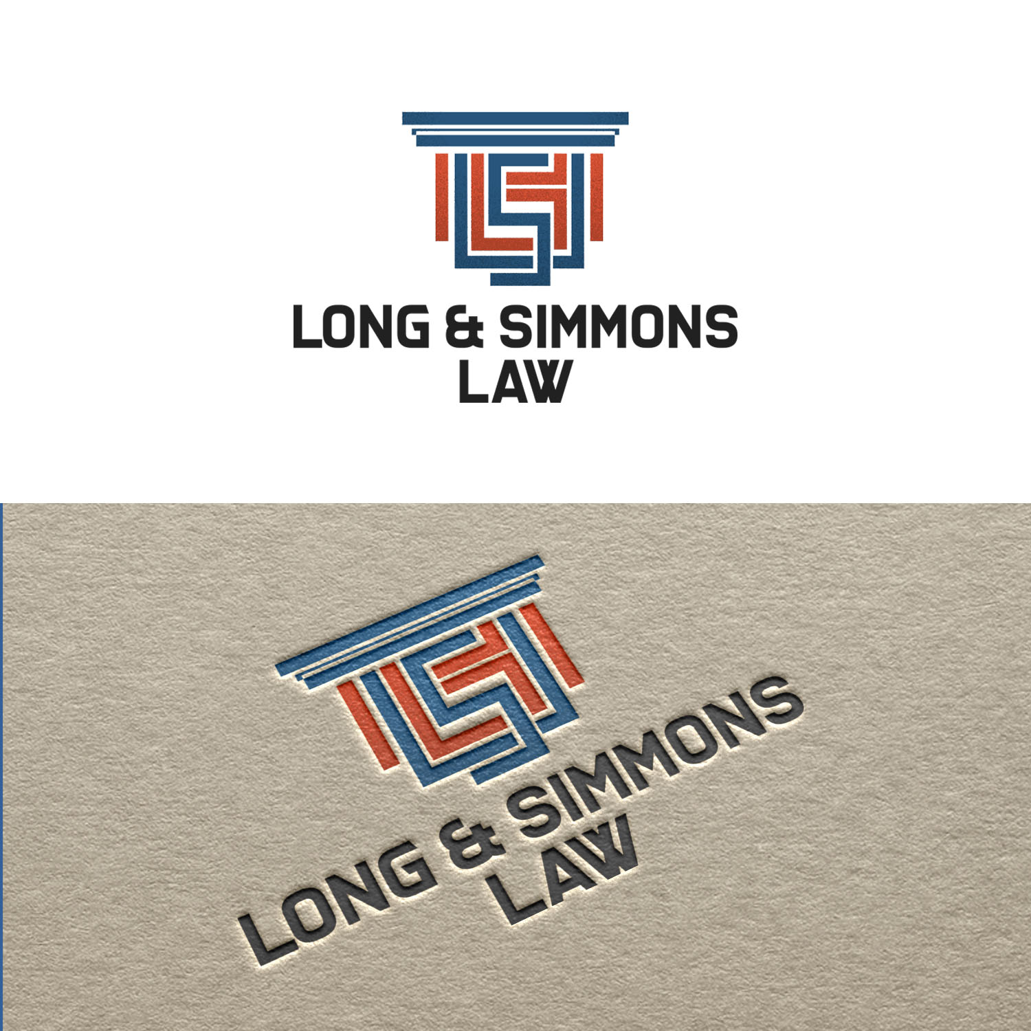 Logo Design by Sachin96 for Long & Simmons Law | Design #24404877