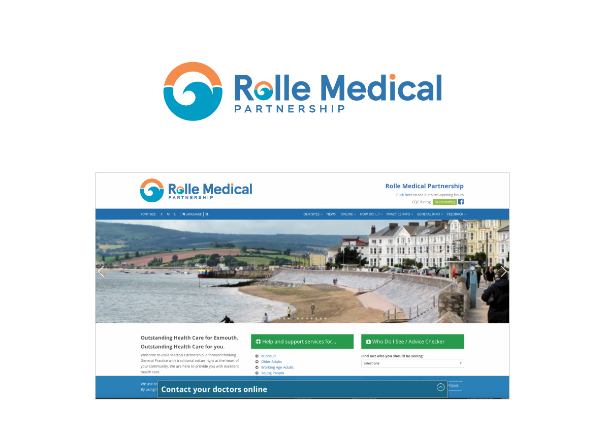 Logo Design by The Marble Peach for Rolle Medical Partnership | Design #24424267