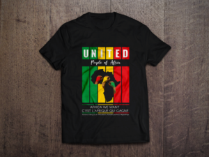 United People of Africa  | Diseño de Camiseta por Pinky 