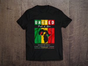 United People of Africa  | T-shirt Design by Pinky 