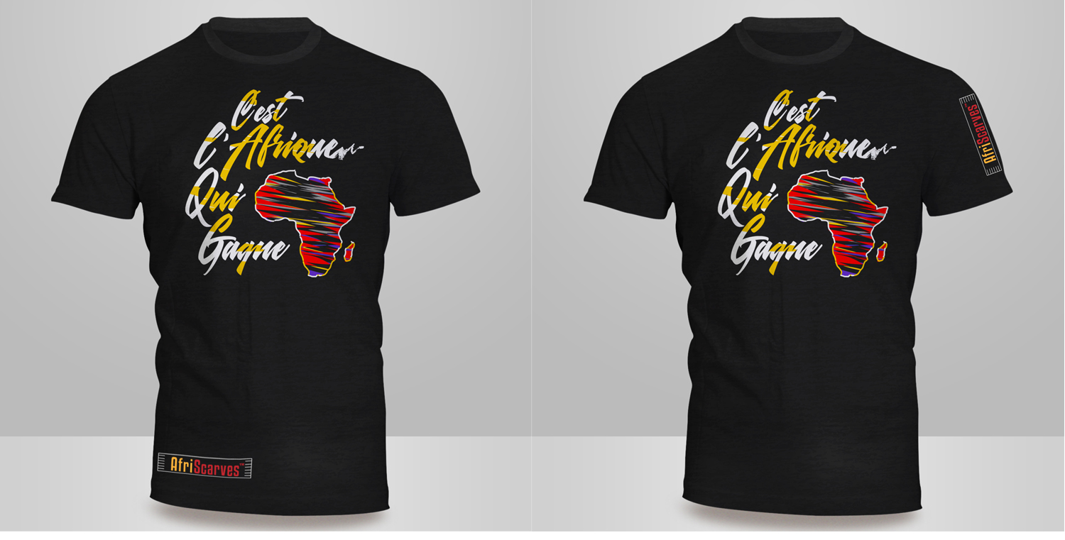 T-shirt Design by Kero for AfriScarves LLC | Design #24472030