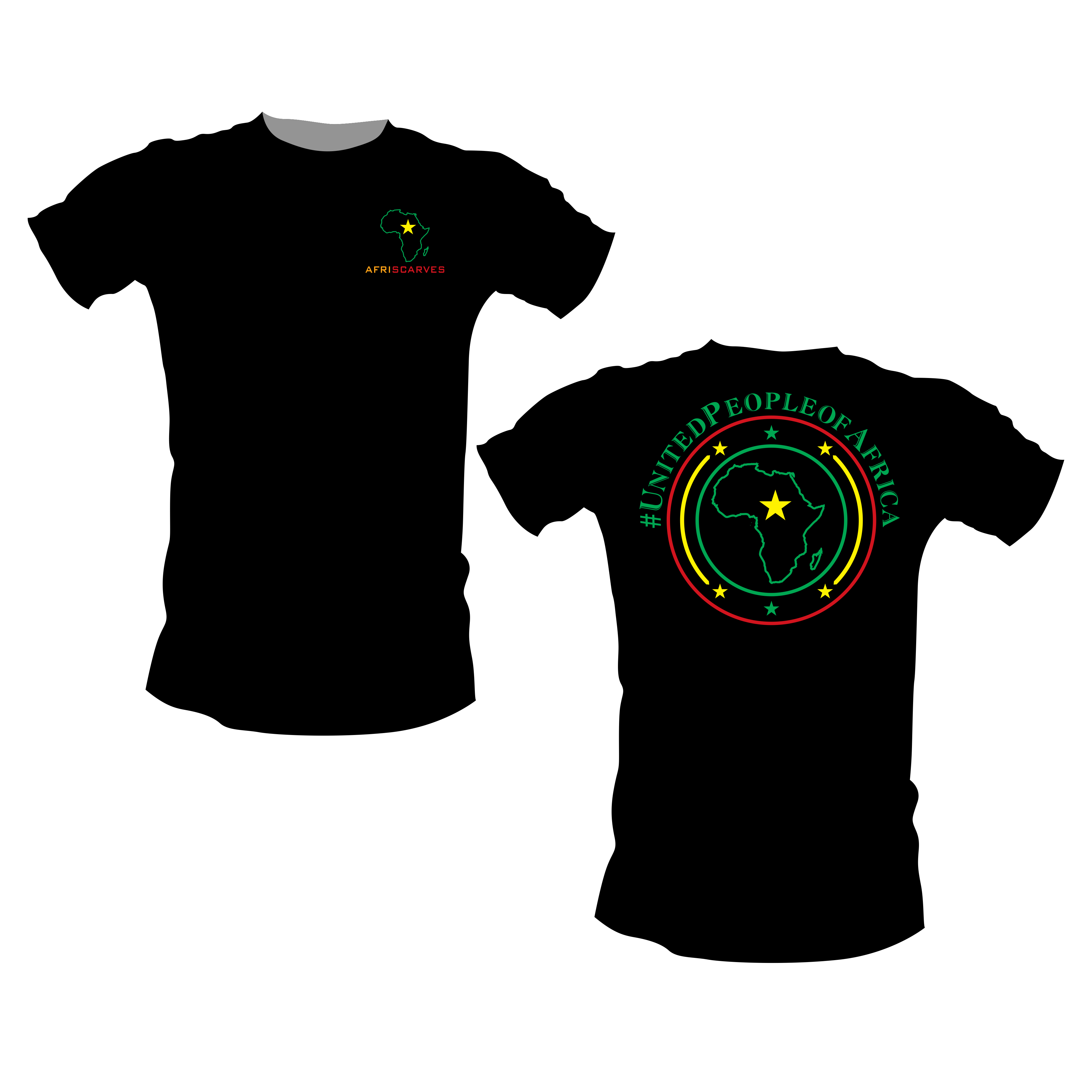 T-shirt Design by Nadz10 for AfriScarves LLC | Design #24427810