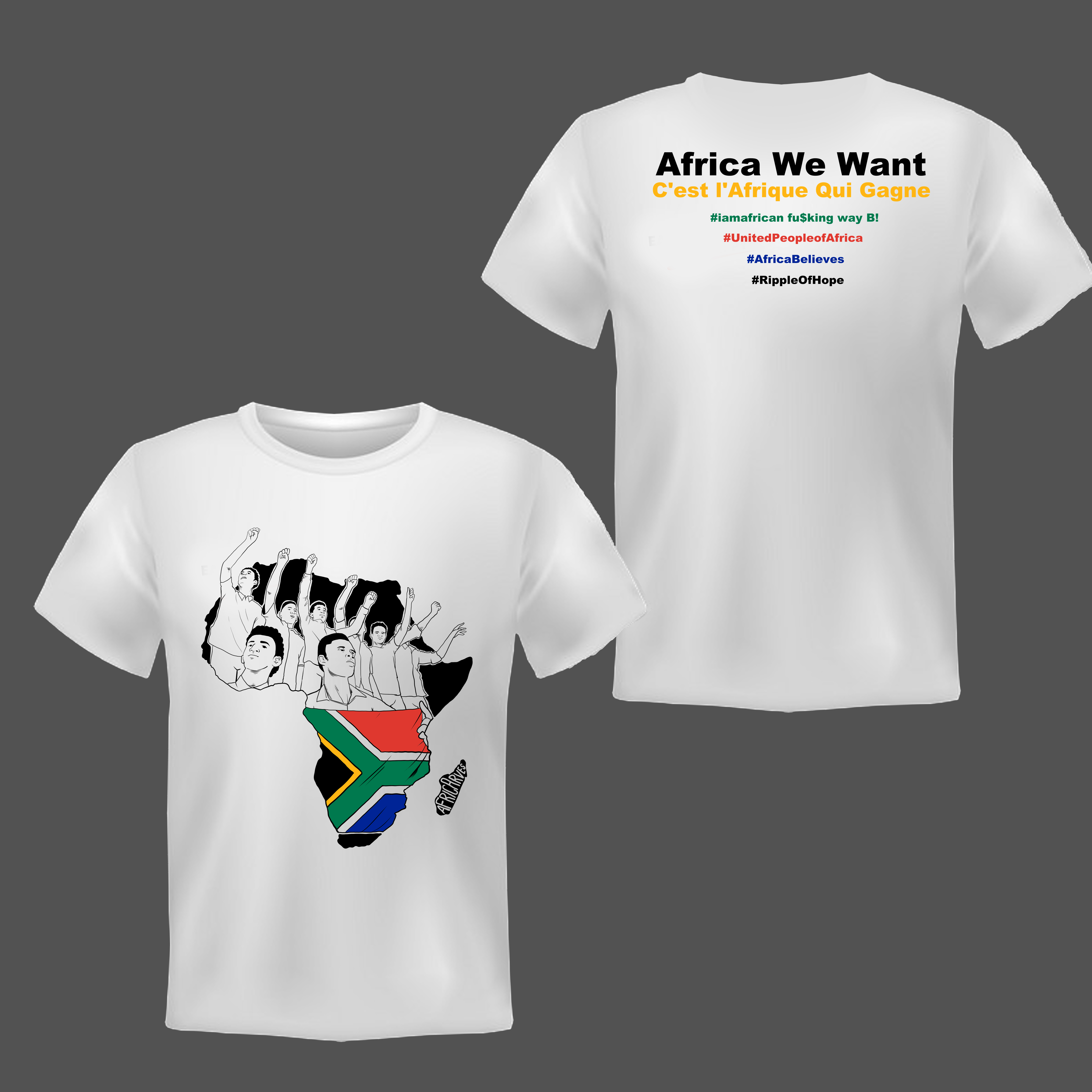 T-shirt Design by moh bagus oka hadi kusuma 2 for AfriScarves LLC | Design #24427939