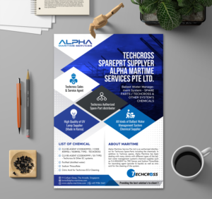 Flyer-Design von Feeling Happy für Alpha Maritime Services | Design #24411941