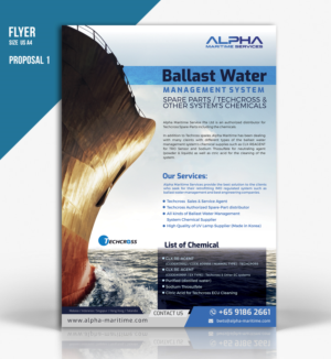 Flyer Design by angelcolmenares3 for Alpha Maritime Services | Design: #24411793