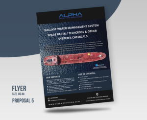 Flyer Design by angelcolmenares3 for Alpha Maritime Services | Design: #24417762