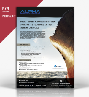 Ship Supplier - Ballast Water Treatment Specialized Company, Chemical Supply | Flyer Design by angelcolmenares3