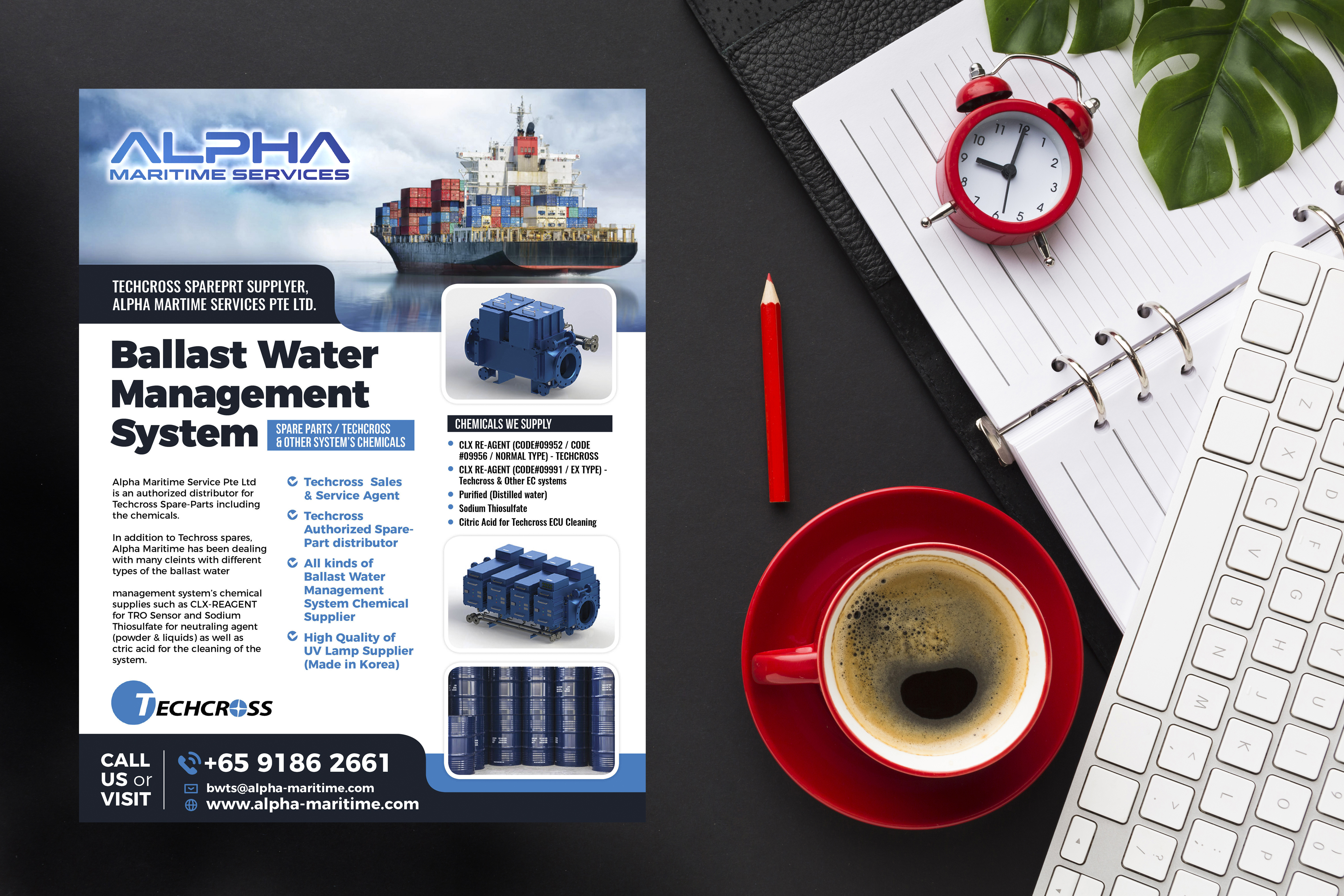 Flyer Design by rkailas for Alpha Maritime Services | Design #24413509
