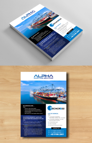 Flyer-Design von ecorokerz für Alpha Maritime Services | Design: #24411969