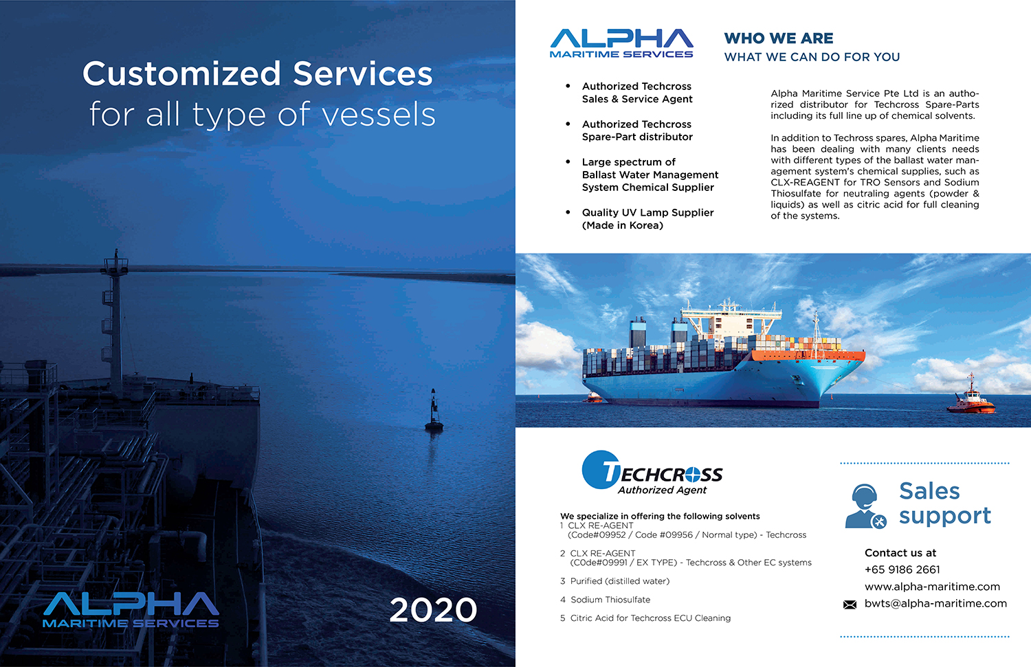 Flyer Design by Martin Alonso for Alpha Maritime Services | Design #24411534