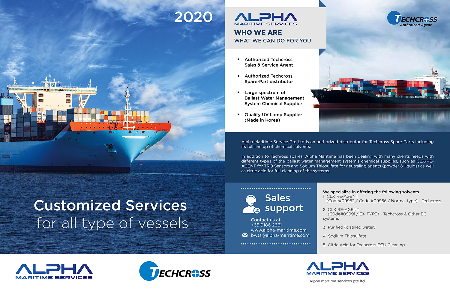 Flyer Design by Martin Alonso for Alpha Maritime Services | Design #24411535