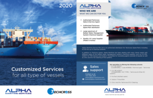 Ship Supplier - Ballast Water Treatment Specialized Company, Chemical Supply | Flyer Design by Martin Alonso