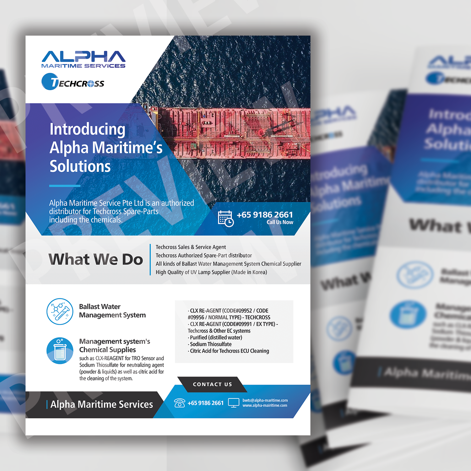 Flyer Design by pa.lepetit for Alpha Maritime Services | Design #24409202