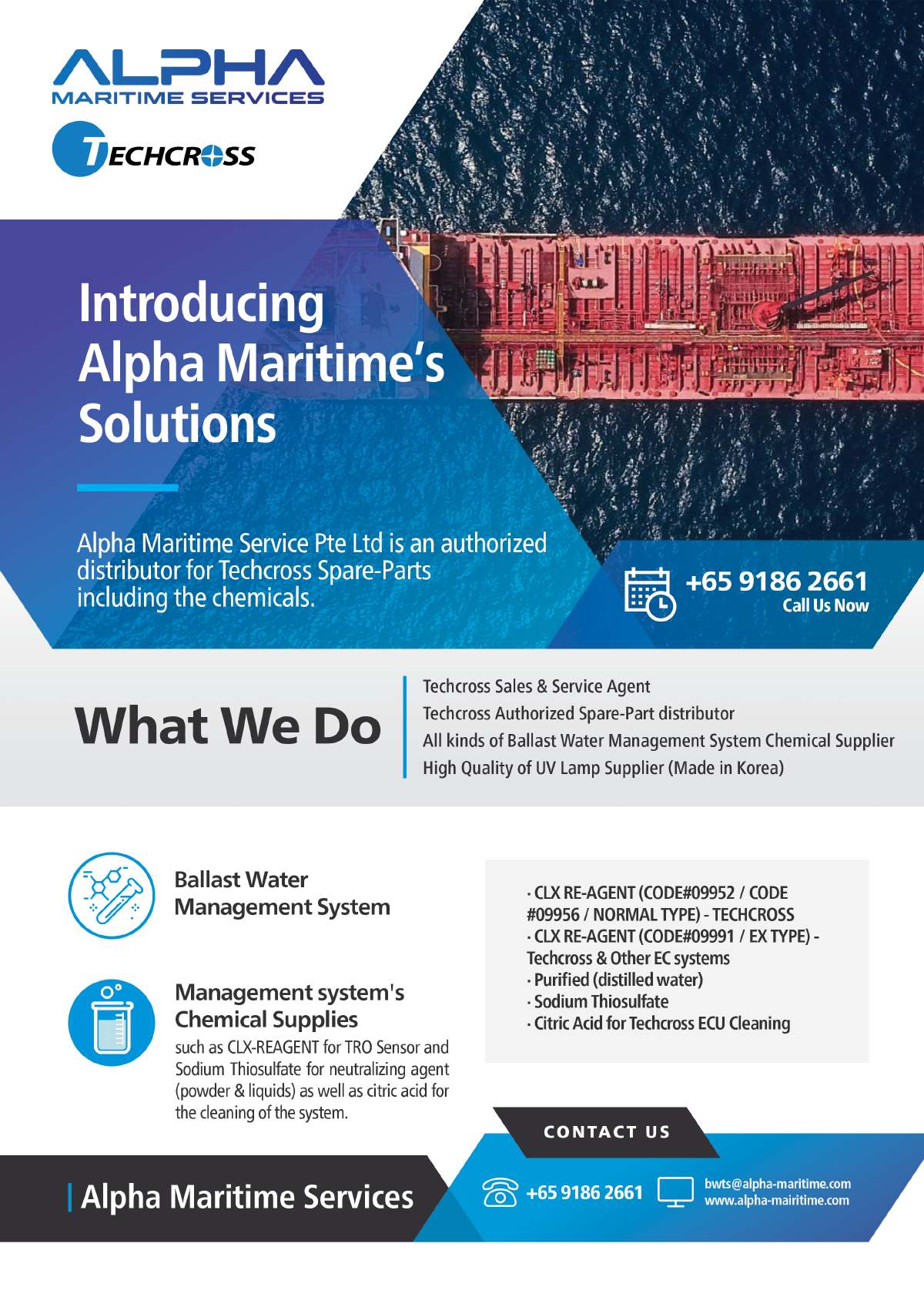 Flyer Design by pa.lepetit for Alpha Maritime Services | Design #24410191