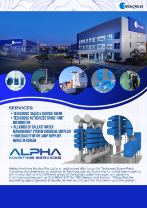 Ship Supplier - Ballast Water Treatment Specialized Company, Chemical Supply | Flyer Design by mrmrnjr