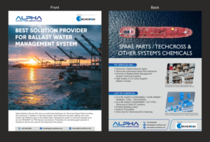 Flyer-Design von Fine Graphics House für Alpha Maritime Services | Design: #24409595
