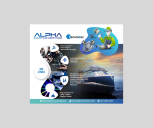 Flyer Design by Electra Films for Alpha Maritime Services | Design: #24420340