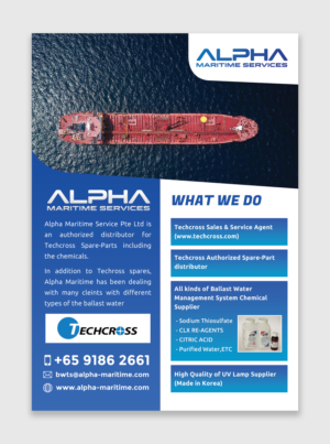 Flyer-Design von Hassan_S für Alpha Maritime Services | Design #24415025