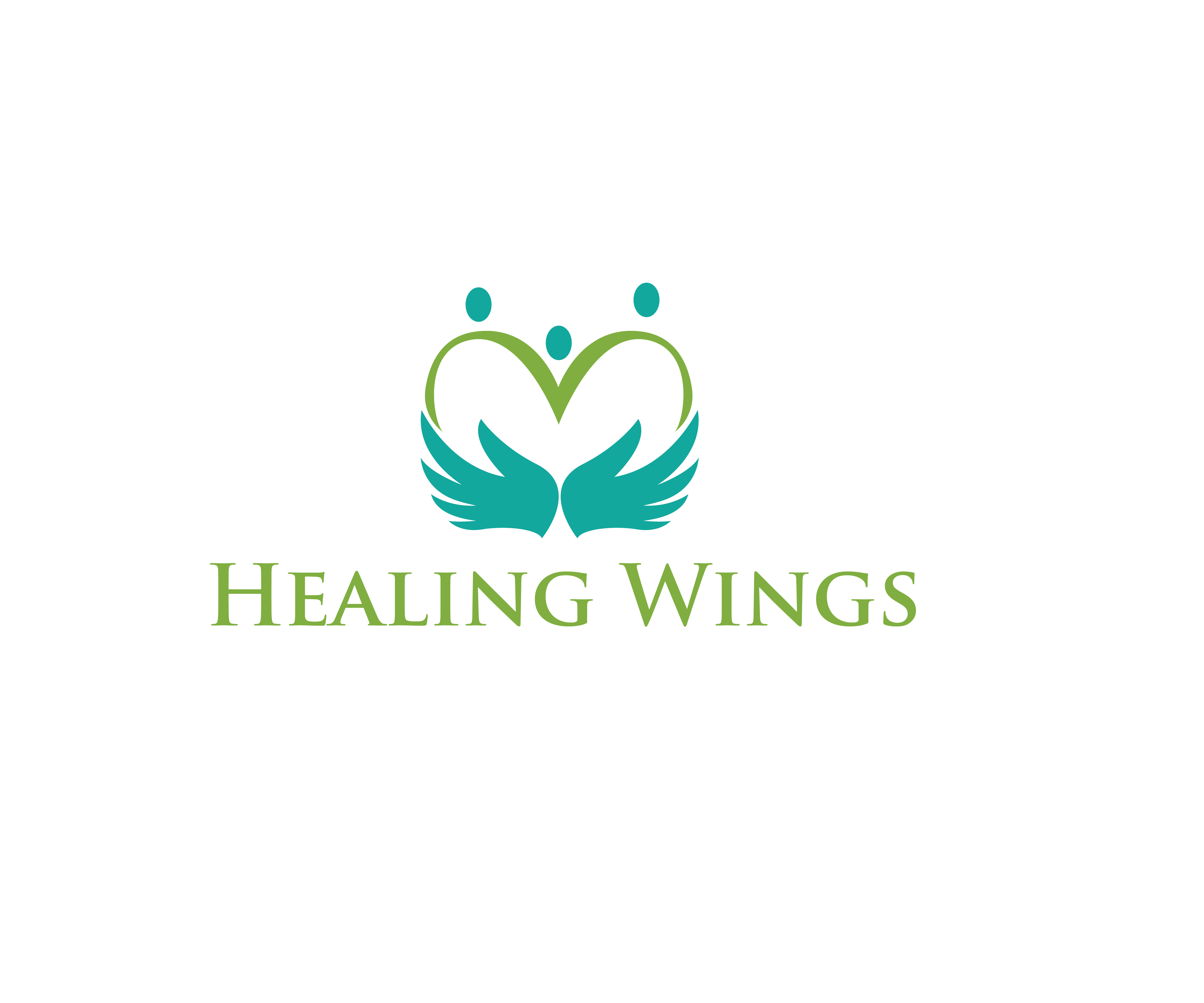 angel wings logo design