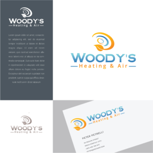 Diseño de Logo por Owltive para Woody's Heating & Air Conditioning LLC | Diseño #24415307