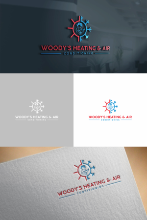 Woody's Heating & Air | Diseño de Logo por ZiangArt_Studio