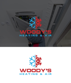 Woody's Heating & Air | Logo Design by stokes18