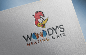 Diseño de Logo por SelfMade Graphics para Woody's Heating & Air Conditioning LLC | Diseño #24418137