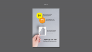 Flyer Design by the faucet