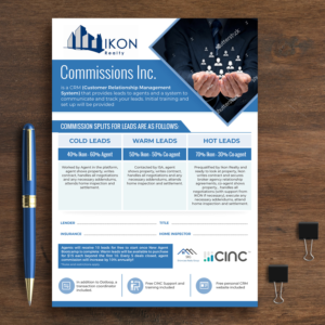 IKON REALTY CINIC MARKETING FLYER | Flyer-Design von aspiremedia