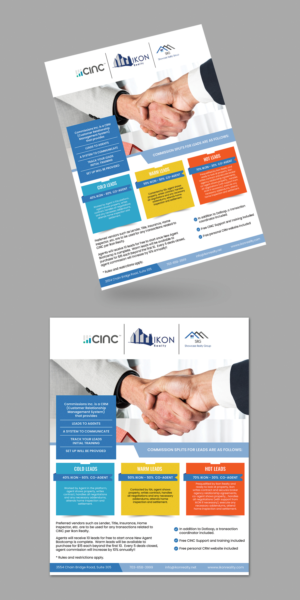 IKON REALTY CINIC MARKETING FLYER | Flyer-Design von BLUE WINGS