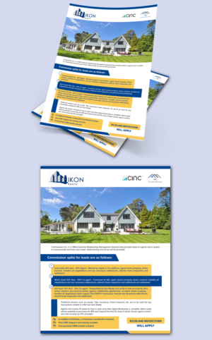 IKON REALTY CINIC MARKETING FLYER | Flyer-Design von Jarry199776
